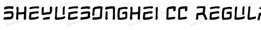 Sheyuesonghei cc Regular字体转换